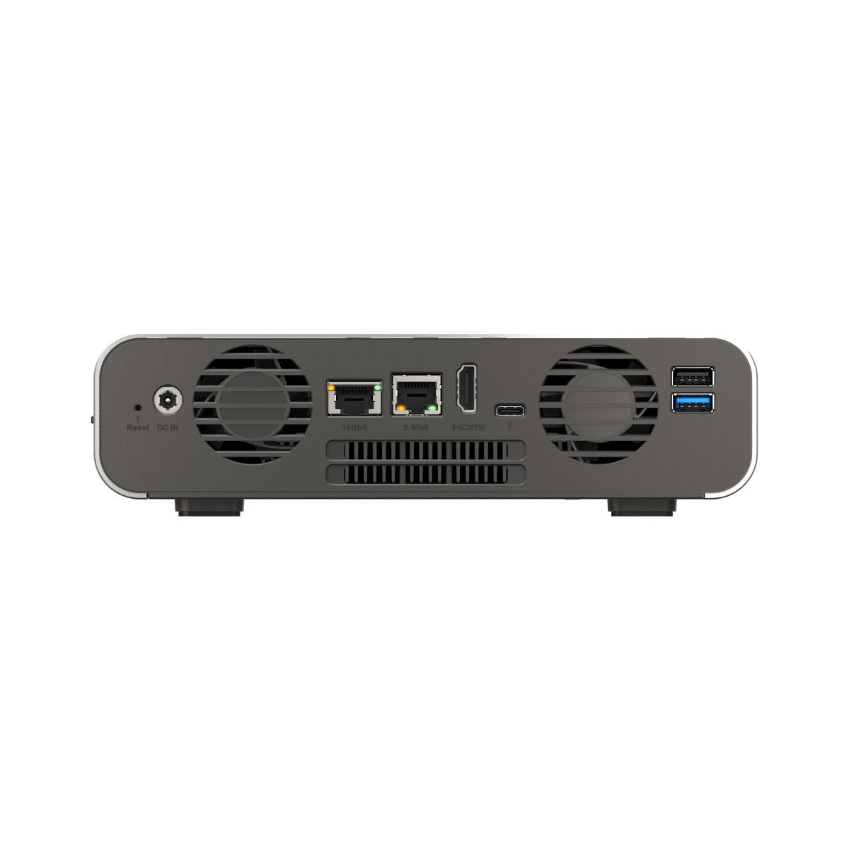 QNAP TBS-h574TX NASbook de 5 bahías Thunderbolt 4 totalmente flash, Intel Core i3, 12 GB de RAM,