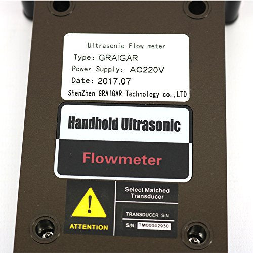 TUF-2000H+TS-2+TM-1+TL-1 Caudalímetro Ultrasónico (Diámetro de 15 mm a DN6000 mm) Caudalímetro Portátil de Líquidos 0.59'' a 236.22'' Comprobador de Caudal de Agua en Tuberías