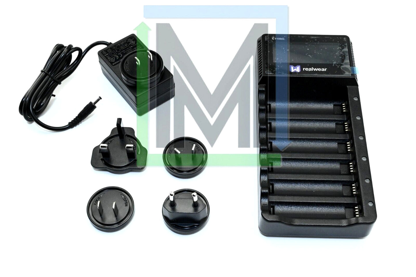 171013 C1100G REALWEAR 6 CARGADOR MÚLTIPLE DE BATERÍAS PARA BATERÍAS HMT-1