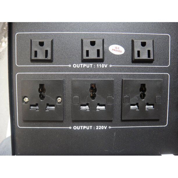 Transformador convertidor de voltaje de 15,000 W y regulador de voltaje automático 110V A 220V REGULADOR Y ESTABILIZADOR DE VOLTAJE