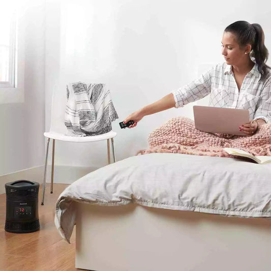 Calefactor digital con ventilador Honeywell 360 Surround - Negro - Negro HHF370B