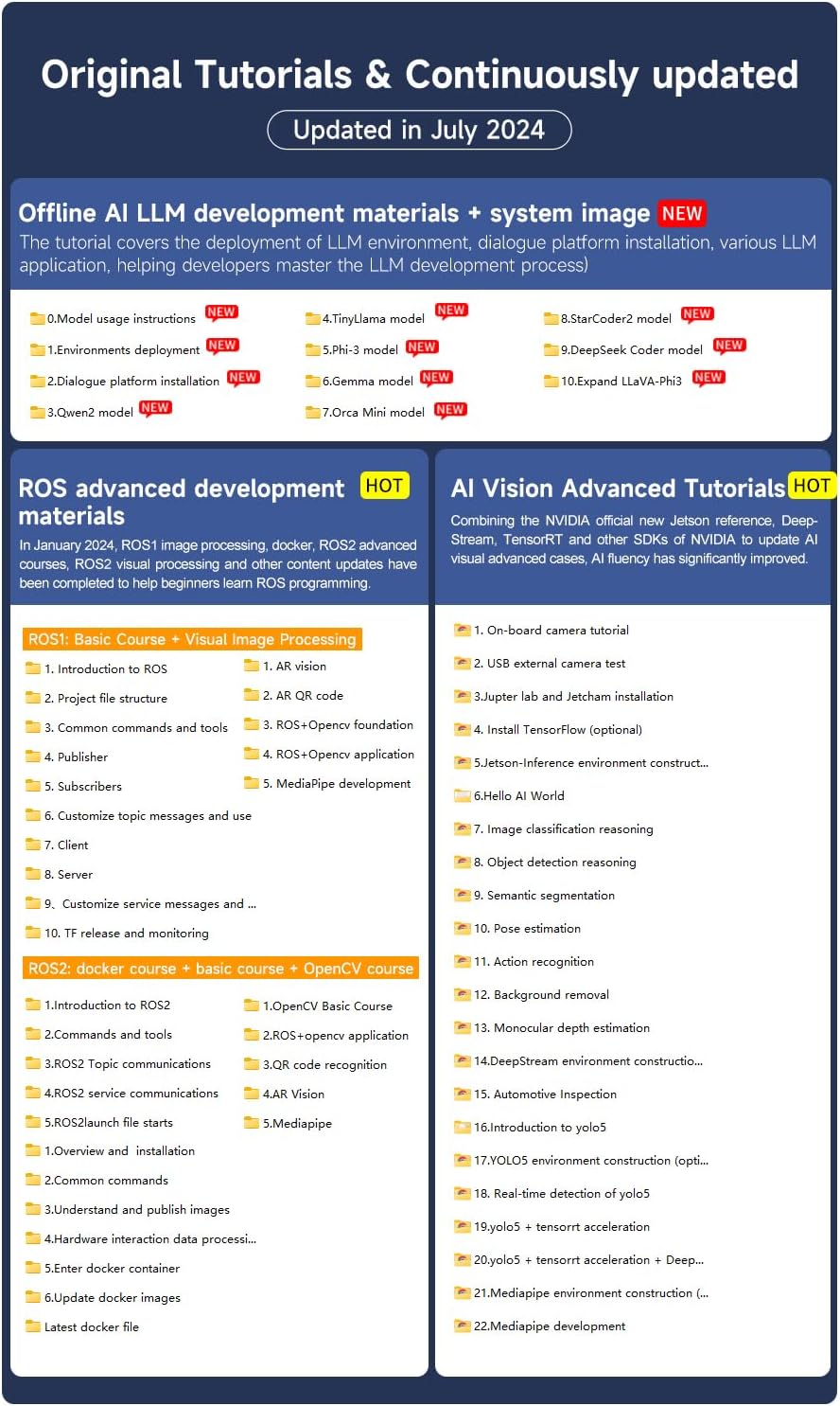 Jetson Nano B01 - Kit de desarrollo SUB de 4 GB para IA y robótica, Yahboom proporciona cursos de programación ROS