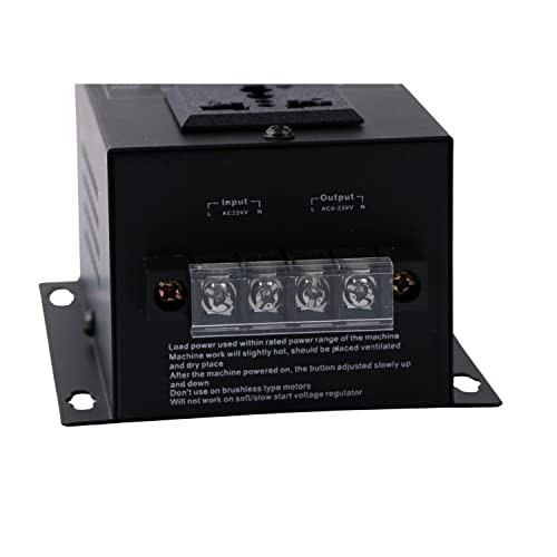 AC 110 V 220 V/25 A/10000 W driver de velocidad variable SCR Regulador de potencia de voltaje apto para Router Fan Motor Eléctrico Reóstato