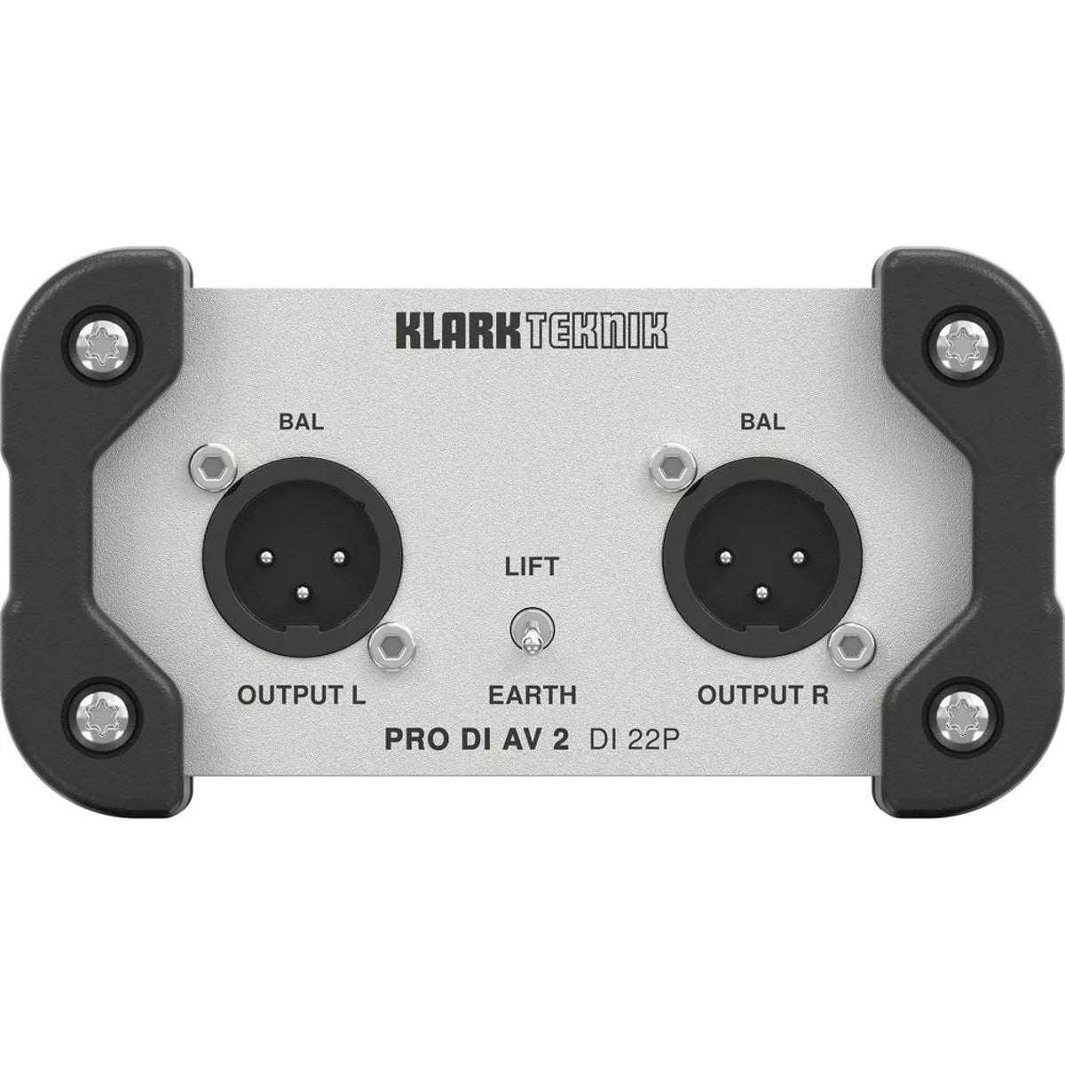 Klark Teknik DI 22P PRO DI AV 2 Caja DI estéreo pasiva con transformadores Midas
000-CN600-00010