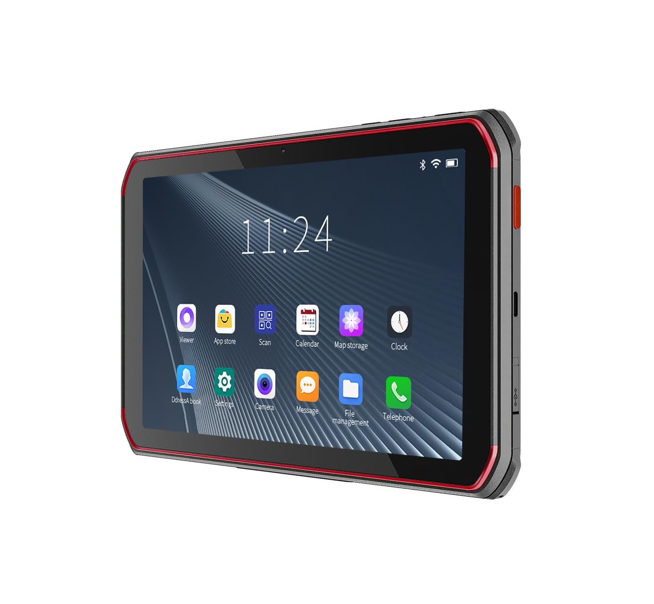Escáner de tableta resistente de 8 pulgadas, tableta Android 13 Enterprise con motor de escáner de código de barras Honeywell N6603 1D y 2D integrado, WiFi y 4G LTE, para seguimiento de inventario de