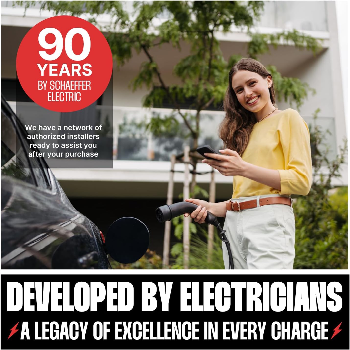 Zeus - Cargador EV de nivel 2 – Equipo de carga de vehículos eléctricos compatible con todos los modelos de vehículos eléctricos – Cargador rápido J1772 EVSE nivel 2 de 40 amperios – NEMA 14-50 240V