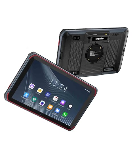 Escáner de tableta resistente de 8 pulgadas, tableta Android 13 Enterprise con motor de escáner de código de barras Honeywell N6603 1D y 2D integrado, WiFi y 4G LTE, para seguimiento de inventario de