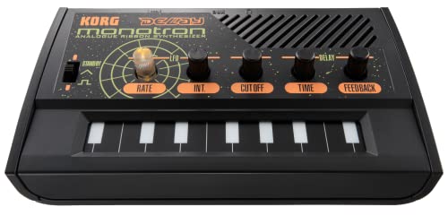 Sintetizador de 16 teclas Monotron, de Korg, Negro MONOTRONDLY
