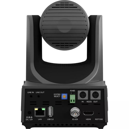 Cámara PTZ para interiores con luz indicadora PTZOptics Link 4K SDI/HDMI/USB/IP Dante AV-H -
PT20X-LINK-4K-GY