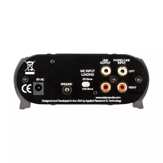 Preamplificador de fono de precisión ART para cápsulas de bobina móvil e imán móvil