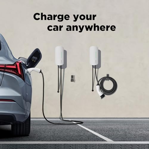 EVSEdesigner Wallbox Estación de carga doméstica tipo 2 de 7,4 kW 32AMP EV para vehículos eléctricos Cable monofásico de 6 m Uso en exteriores e interiores