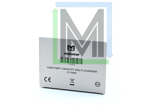 171013 C1100G REALWEAR 6 CARGADOR MÚLTIPLE DE BATERÍAS PARA BATERÍAS HMT-1