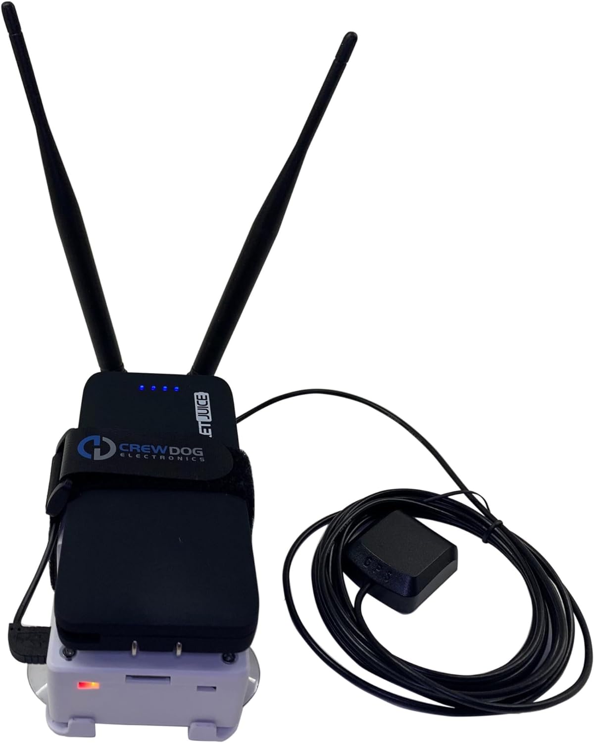 Stratux ADS-B - Receptor de doble banda para clima y tráfico de aviación, WAAS GPS, AHRS, paquete de baterías, montaje de succión, antenas, SDR