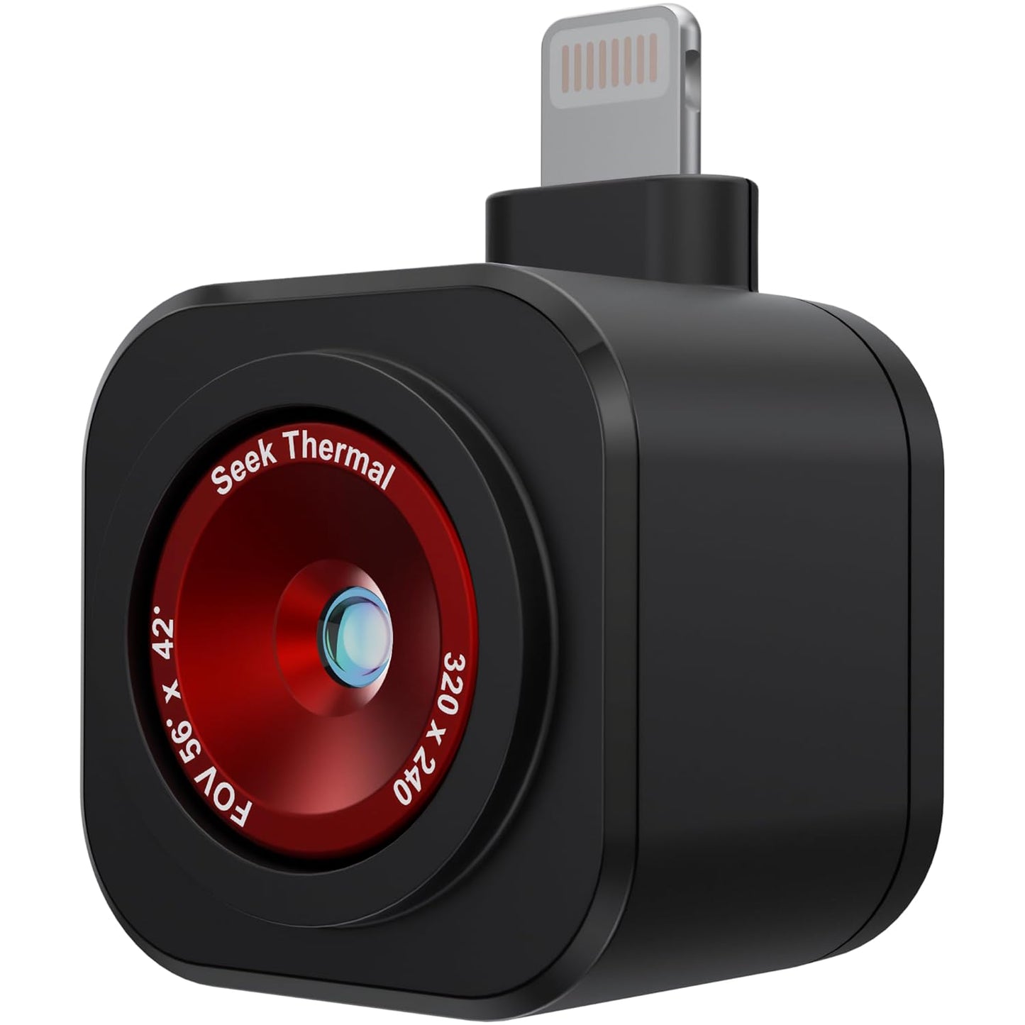 Seek Thermal - Cámara térmica Nano 200 para Apple iOS con conector Lightning, cámara térmica para iPhone, cámara térmica de alta resolución de 200 x 150, velocidad de cuadro de imágenes de 25 Hz, -4