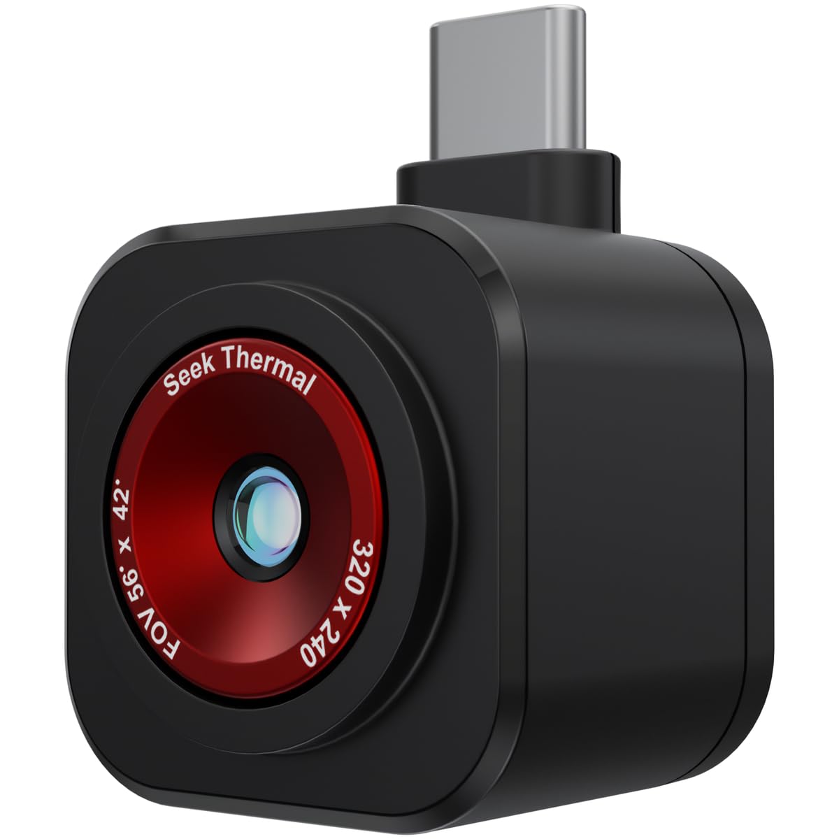 Seek Thermal - Cámara térmica Nano 200 para Apple iOS con conector Lightning, cámara térmica para iPhone, cámara térmica de alta resolución de 200 x 150, velocidad de cuadro de imágenes de 25 Hz, -4