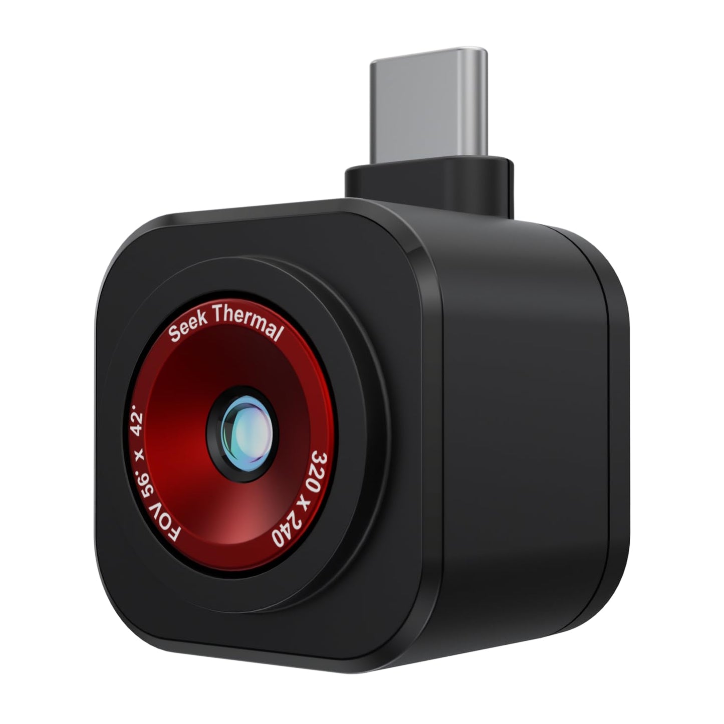 Seek Thermal - Cámara térmica Nano 200 para Apple iOS con conector Lightning, cámara térmica para iPhone, cámara térmica de alta resolución de 200 x 150, velocidad de cuadro de imágenes de 25 Hz, -4