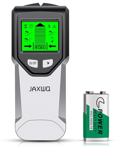 Escáner de pared con buscador de pernos – Detector de pernos 5 en 1 con chip de microprocesador inteligente y pantalla LCD HD, buscadores de vigas con sensor de pernos para centro y borde de madera, 410-A-GRAY-1