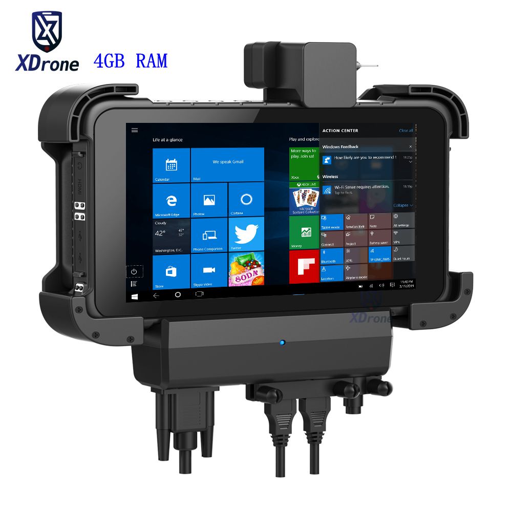 2020 K86 Rugged Windows 10 Tablet Pc Pro Computer Rs232 Usb Ip67 Extrem Waterproof 8" Phablet Usb2.0 Gps (no incluye Car Holder)