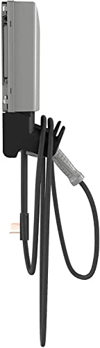 Siemens 8EM13124CF180FA3 VersiCharge AC Series 40A 208/240V Smart Connected EV Charger Interior / Exterior con cable de 20 pies NEMA 6-50 Plug, plata/negro