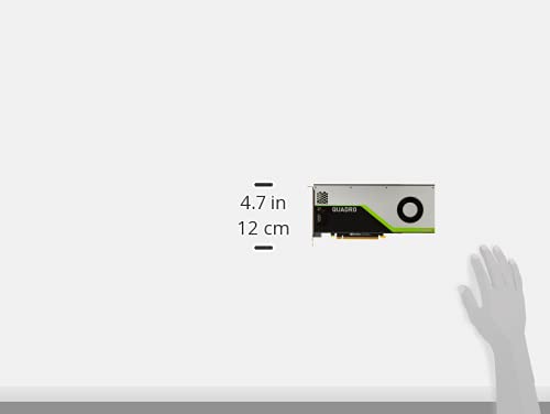PNY VC-839 Tarjeta de Video Nvidia Quadro Rtx4000/PCI Express 3.0 X16/GDDR6/8 GB/DP 1.4/3X DP/USB Tipo C//Gama Alta/Diseño,