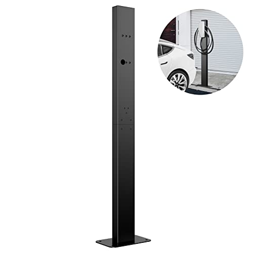 eMACROS EVSE - Pedestal de conector de pared - Estación de carga EV montada para estación de carga Tesla