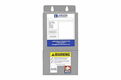 Transformador de interior de 1 fase/Boost - 208 V primario - 240 V secundario - 23.4 amperios - 50/60 Hz - NEMA 12