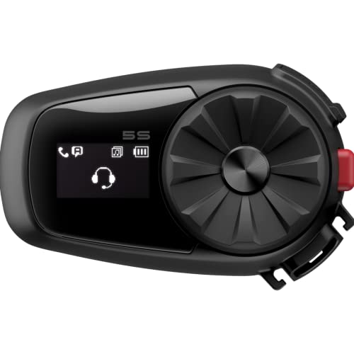 Sena Sistema de comunicación Bluetooth para motocicleta 5S-10 para adultos, negro, paquete individual 2022