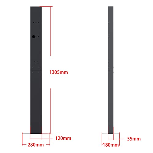 eMACROS EVSE - Pedestal de conector de pared - Estación de carga EV montada para estación de carga Tesla