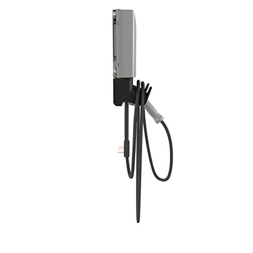 Siemens 8EM13125CF180FA3 VersiCharge AC Series 48A 208/240V Smart Connected EV Charger Interior / Exterior con cable de 20 pies Hardwired, Plata/Negro