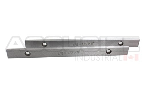 Accusize - Juego de 10 Pares de Paralelas de Precisión 1/8" x 6" EG10-1400