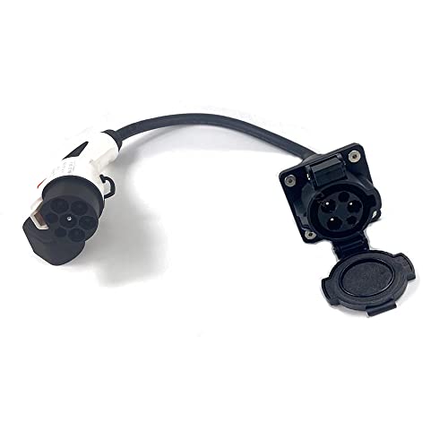 Adaptador EVSE de 32 A GBT Este adaptador se utiliza para cargar un coche eléctrico GB/T en cargadores J1772 tipo 1 EV con cable de 1.6 ft T1-GB/T