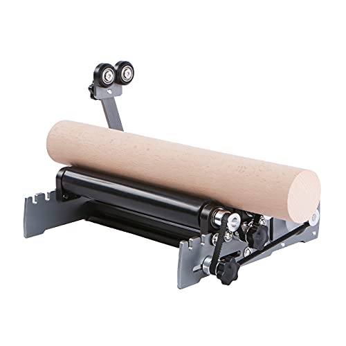 FoxAlien R57 - Módulo de grabado de rodillo giratorio de eje Y para objetos cilíndricos, superficie curvada para FoxAlien 4040-XE CNC Router máquina de grabado