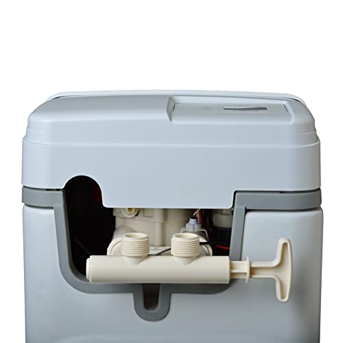 Whirlpool WHES18 - Suavizante de agua compacto para el hogar, color gris
