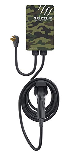 Grizzl-E Cargador VE Nivel 2, 16/24/32/40a Cable Premium de 24 pies, Estación de Carga de automóvil para Interior/Exterior (Extreme 14-24-PB)