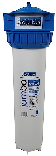 Aquios® AQFS234L - Sistema de filtro y suavizante de agua Jumbo Full House, reducción de COV, nuevo modelo