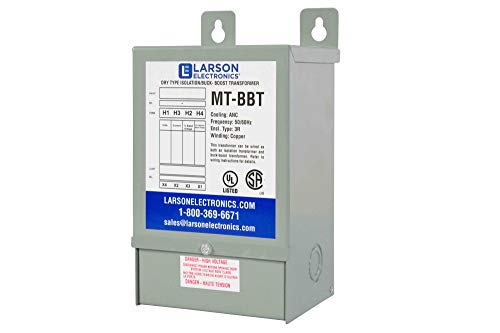 Transformador Step-Up de 1 fase y impulso – 240V primario – 264V secundario a 8.33 amperios – 50/60Hz