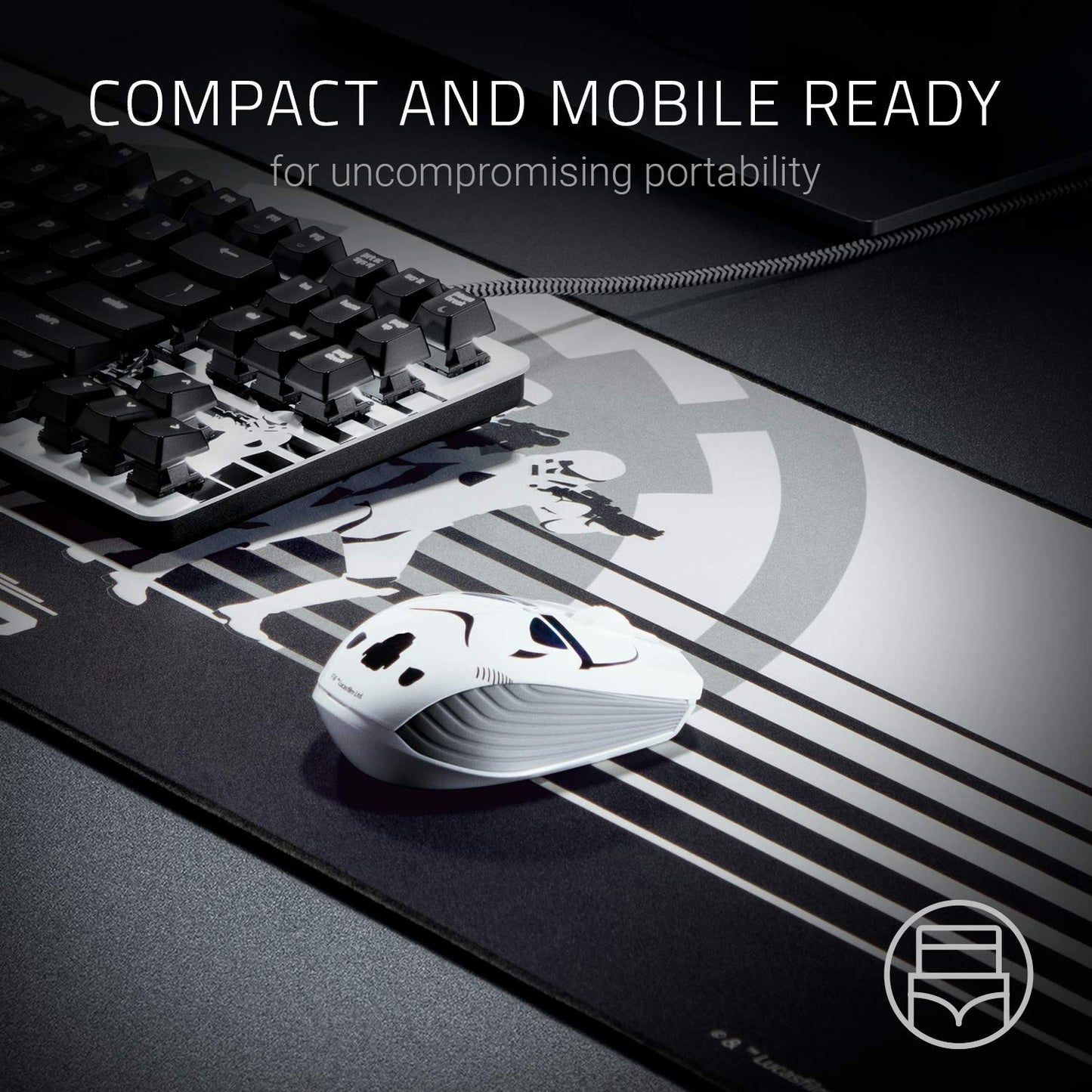 Razer Atheris Stormtrooper™ Wireless Gaming Mouse - 7,200 DPI Optical Sensor