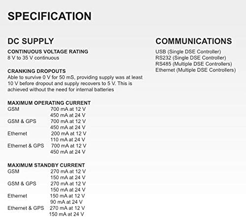 DSE890 Original - Fabricado en Reino Unido | DSEWebNet Gateway | Monitoreo remoto con 2G y 3G GSM/Ethernet | Incluye funcionalidad GPS | DSE0890-01 | 1 año de garantía!