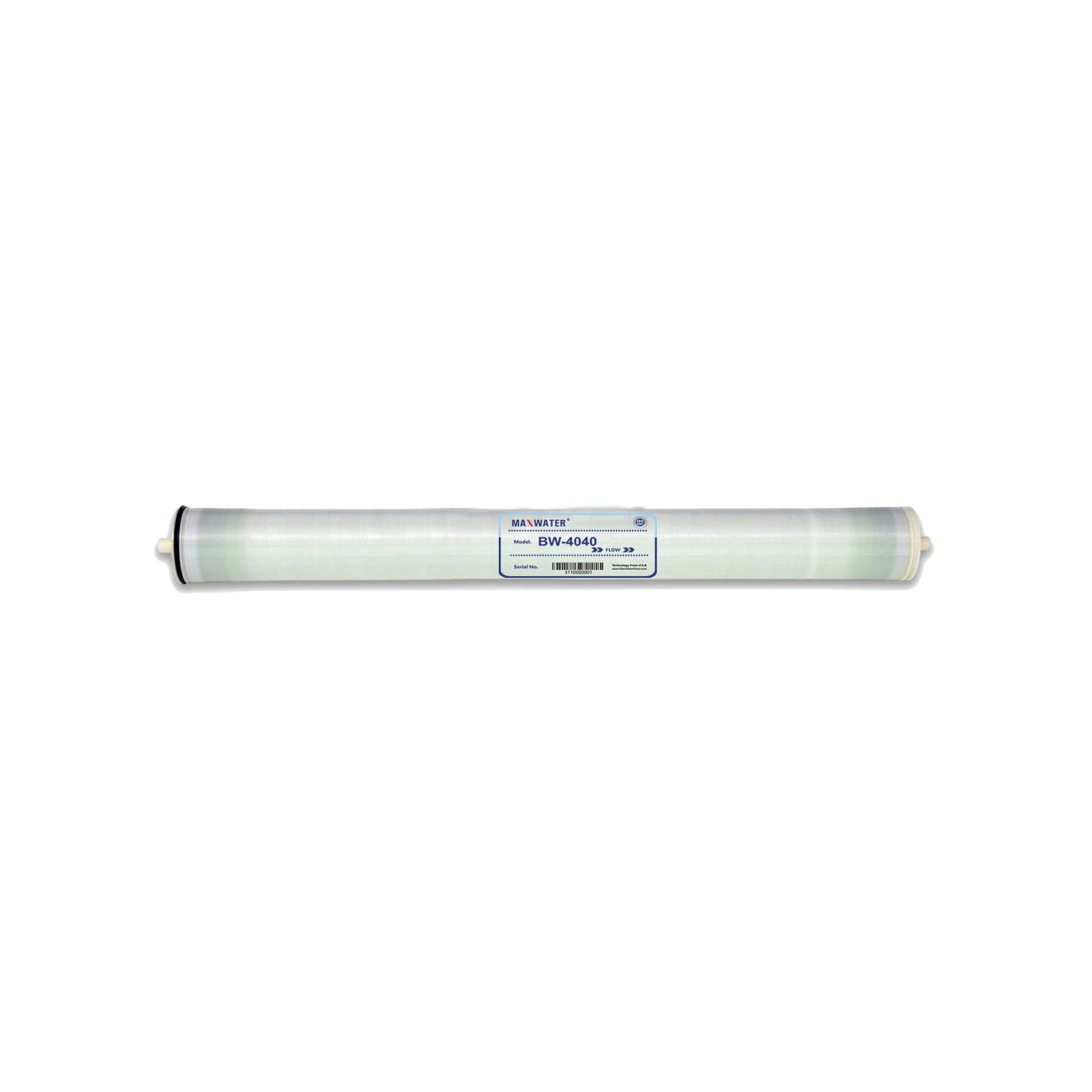 Reverse Osmosis Max Water 4040 Commercial RO Membranes, Membrane Housings Variation 4" x 40" good for industrial, (bw 4040)