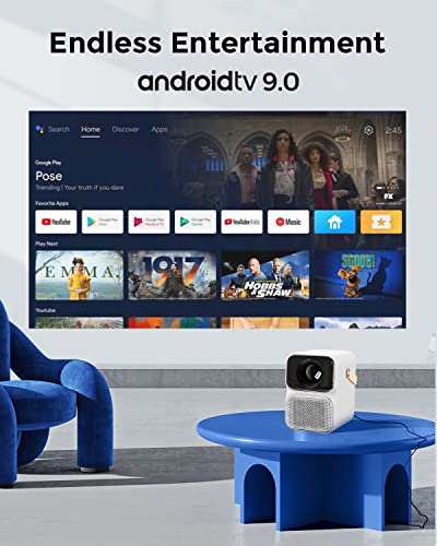 Pokitter T6 Max Proyector Android TV 9.0