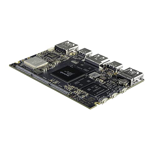khadas Mini ARM PC, Edge2 RK3588S Computadora de placa única con CPU de 8 núcleos de 64 bits, ARM Mali-G610 MP4 GPU, 6 tops AI NPU, Wi-Fi 6, Bluetooth 5.0, visualización y decodificador HD 8K, interfaz de usuario 4K y 4 pantallas independientes
