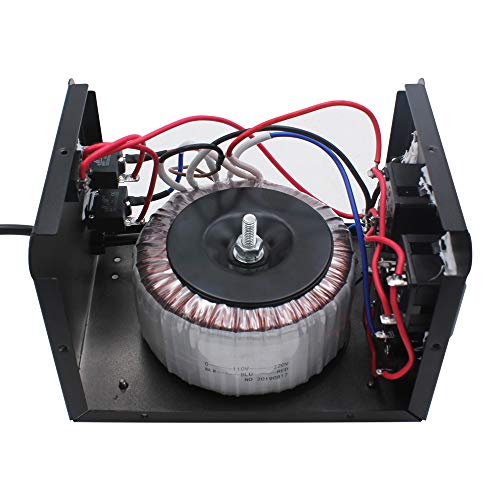 Convertidor de transformador de voltaje de 2000W convertidor de 110-120 V a 220-240 V y de 220-240 V a 110-120 V con 2 salidas