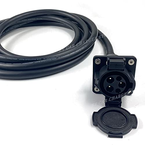 Adaptador EVSE de 32 A GBT Este adaptador se utiliza para cargar un coche eléctrico GB/T en cargadores J1772 tipo 1 EV con cable de 1.6 ft T1-GB/T