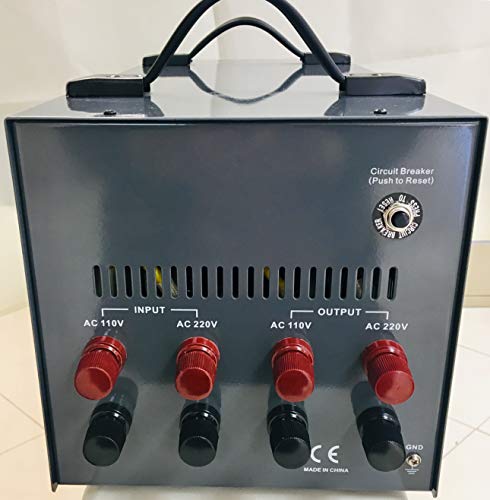 Simran VSR-10000 - Convertidor de transformador de voltaje 110V -240V, con regulador de voltaje integrado/estabilizador 10000W