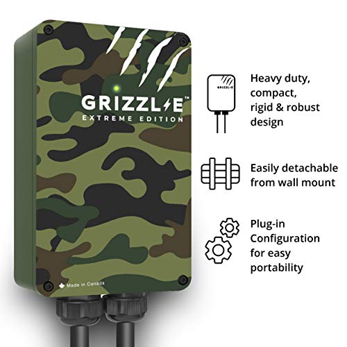 Grizzl-E Cargador VE Nivel 2, 16/24/32/40a Cable Premium de 24 pies, Estación de Carga de automóvil para Interior/Exterior (Extreme 14-24-PB)