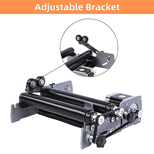 Kit de módulo láser de enfoque fijo de 20 W + módulo de rodillo rotativo de eje Y R57 para enrutador CNC FoxAlien 4040-XE