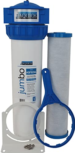Aquios® AQFS234L - Sistema de filtro y suavizante de agua Jumbo Full House, reducción de COV, nuevo modelo