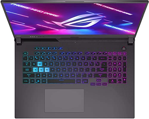 ASUS ROG Strix G17 - Laptop para juegos de 17.3 pulgadas FHD 144 Hz IPS, AMD 8 núcleos Ryzen 7 4800H (>i7-10750H), 16 GB de RAM, SSD de 512 GB, NVIDIA GeForce RTX 3060, teclado retroiluminado RGB, Wifi6 Win10 + accesorios CUE