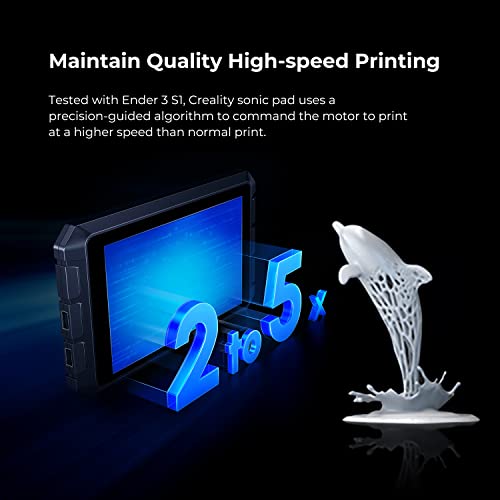 Creality Sonic Pad Klipper, accesorios de impresora 3D con visualización táctil de 7 pulgadas, almohadilla inteligente basada en Firmware Klipper con mayor velocidad de impresión para impresoras 3D Ender 3 V2/Ender 3 Pro/Ender 3 S1, actualizaciones FDM 3D