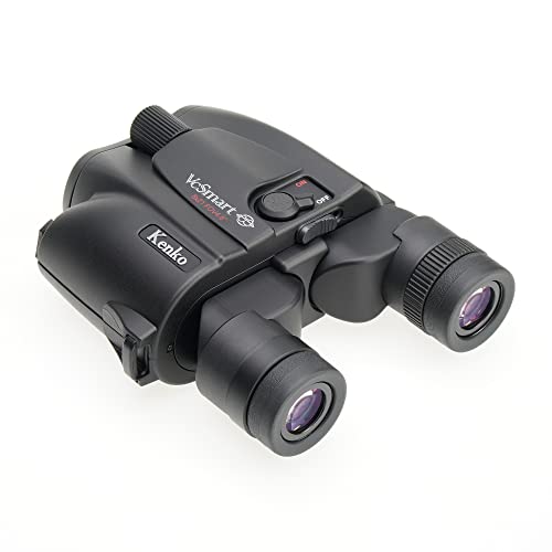 Kenko Binocular de estabilización de imagen VC Smart Compact Black 8 x 21, revestimiento completamente múltiple, revestimiento repelente al agua y aceite, para conciertos, al aire libre, observación de aves y observación de estrellas 351916